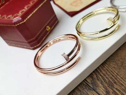 [GALE]JUSTE BRACELET 3.5MM DOUBLE ROW DIAMOND