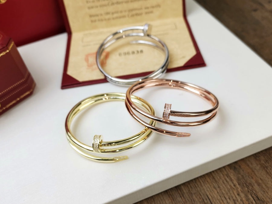 [GALE]JUSTE BRACELET 3.5MM DOUBLE ROW DIAMOND