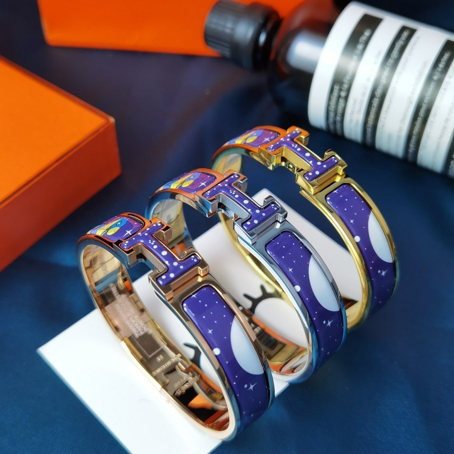 [ゲイル]H スター＆ムーン ブレスレット 12mm