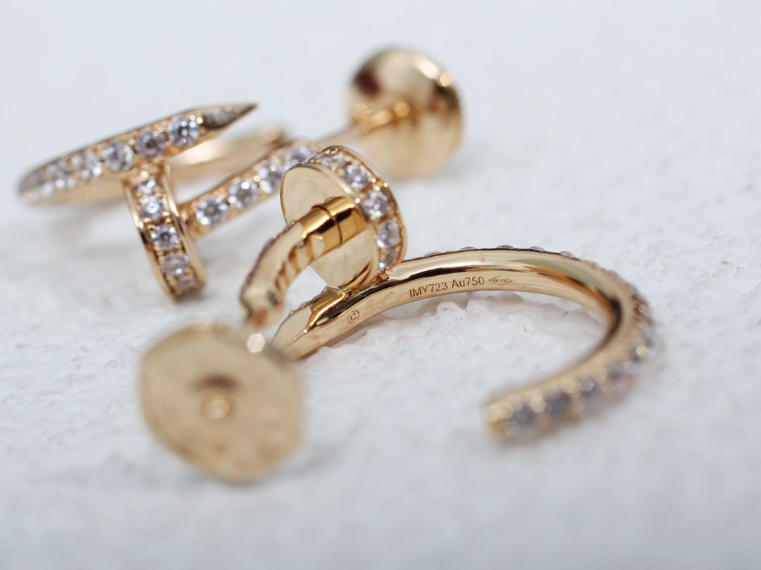 [GALE]JUSTE OHRRINGE 12,75 MM ROSA GOLD DIAMANT