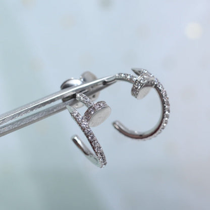 [GALE]JUSTE OHRRINGE 12,75 MM SILBER DIAMANT