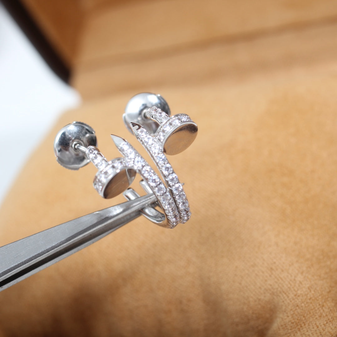 [GALE]JUSTE OHRRINGE 12,75 MM SILBER DIAMANT