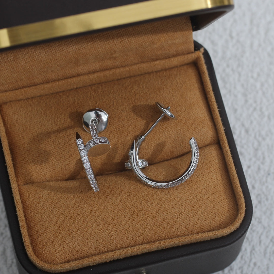 [GALE]JUSTE OHRRINGE 12,75 MM SILBER DIAMANT