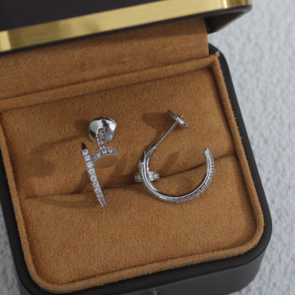[GALE]JUSTE OHRRINGE 12,75 MM SILBER DIAMANT