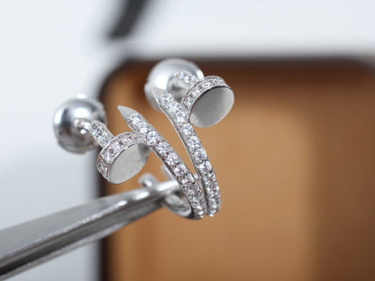 [GALE]JUSTE OHRRINGE 12,75 MM SILBER DIAMANT