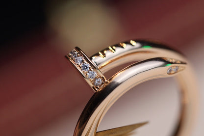 [GALE]JUSTE リング 2.65mm ピンクゴールド ダイヤモンド