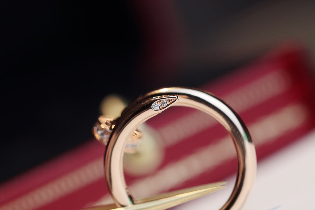[GALE]JUSTE リング 2.65mm ピンクゴールド ダイヤモンド