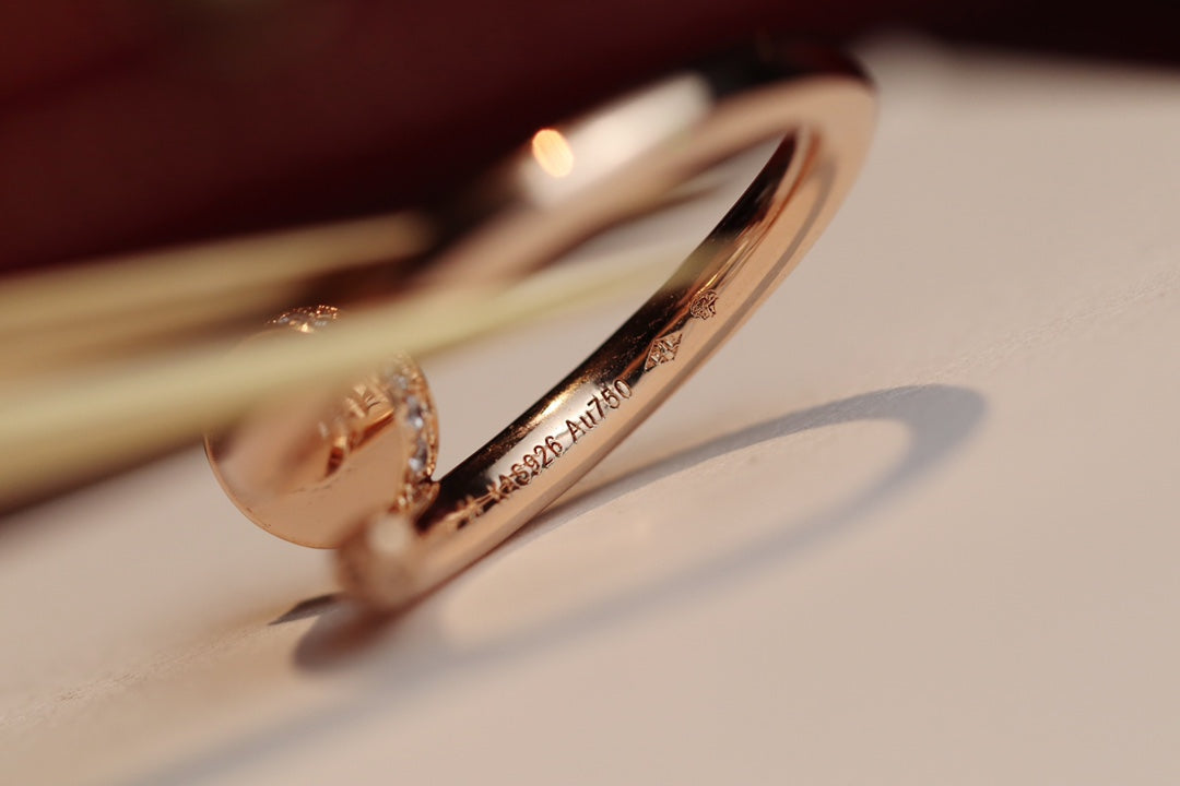 [GALE]JUSTE リング 2.65mm ピンクゴールド ダイヤモンド