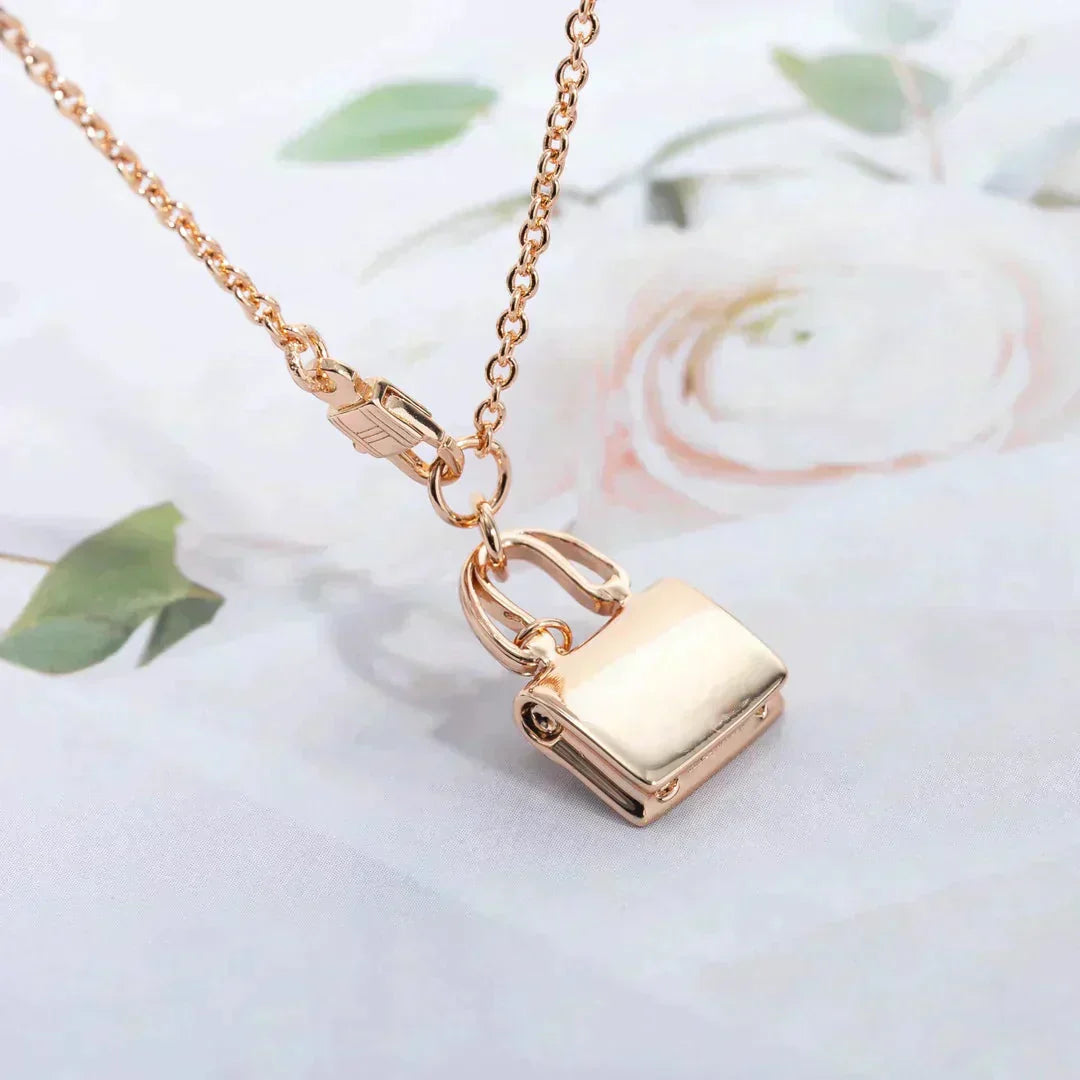 [GALE]AMULETTE PEDANT ROSE GOLD NECKLACE