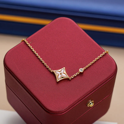 [GALE]STAR 1 DIAMOND PINK GOLD BRACELET
