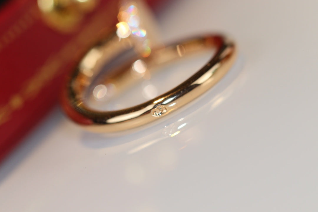 [ゲイル]ジャステ リング 2.65mm ゴールド ダイヤモンド
