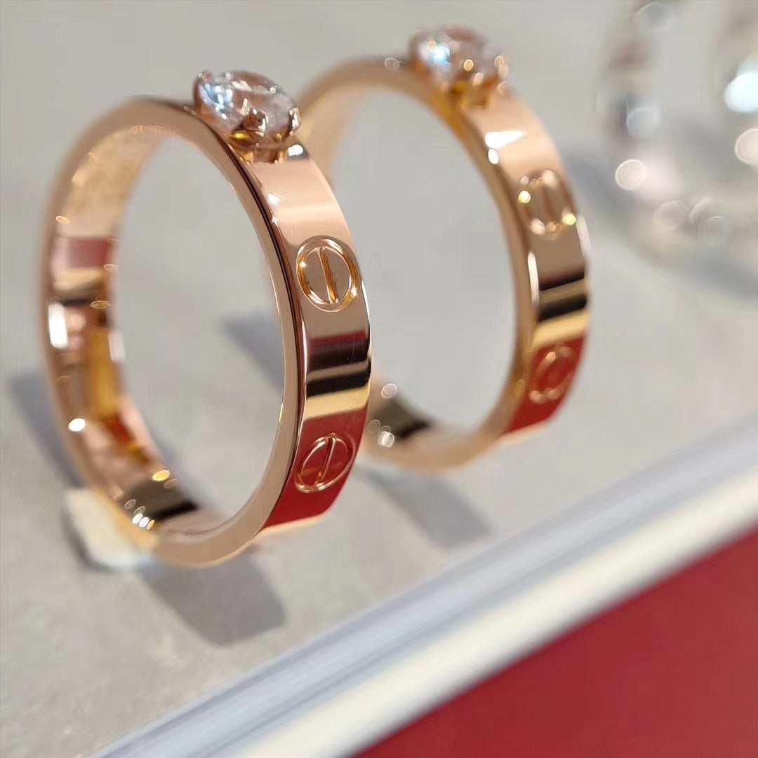 [ゲイル]ラブリング 3.6mm ビッグダイヤモンド1個