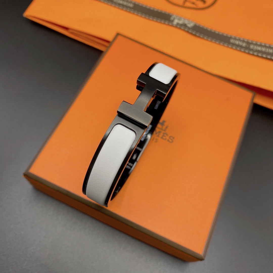 [GALE]H BRACELET 12MM BLACK WHITE CERAMIC
