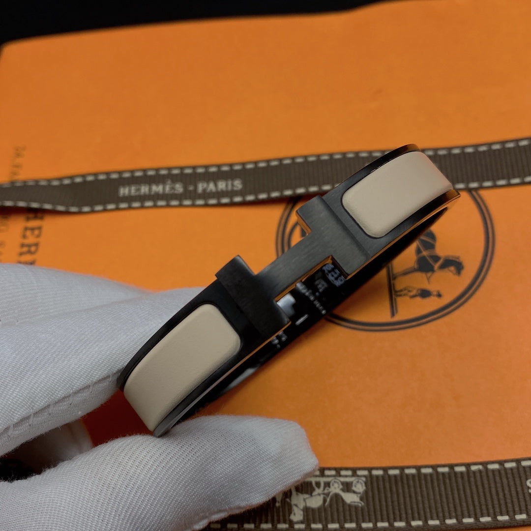 [GALE]H BRACELET 12MM BLACK BEIGE CERAMIC
