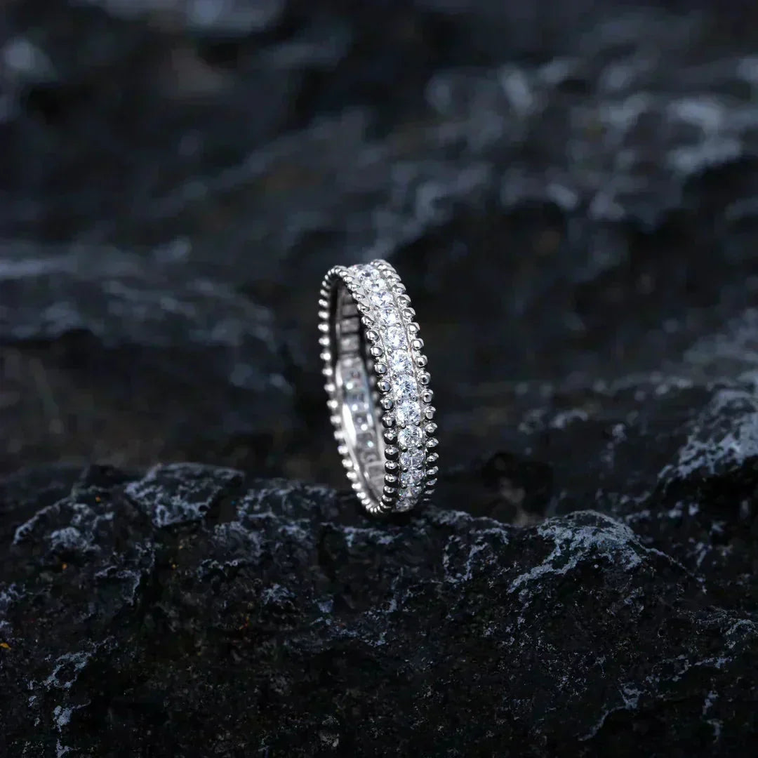 [GALE]PERLEE DIAMANT SILBERRING