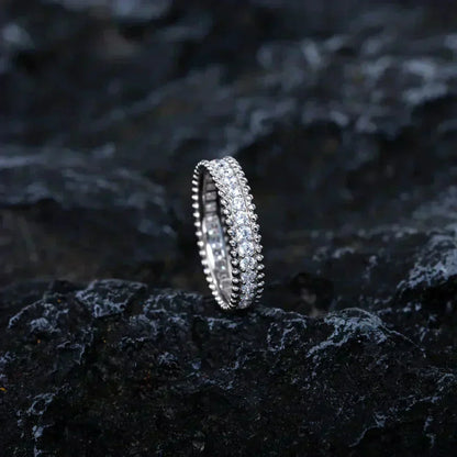 [GALE]PERLEE DIAMANT SILBERRING