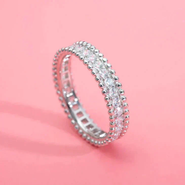 [GALE]PERLEE DIAMANT SILBERRING