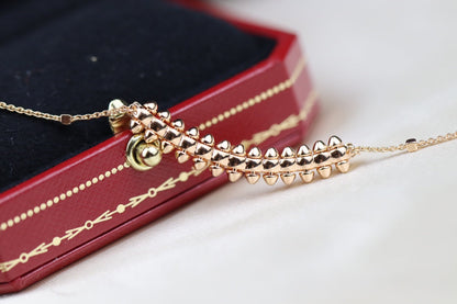 [GALE]CLASH PINK GOLD NECKLACE