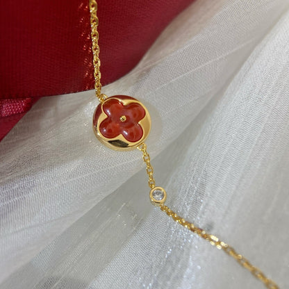 [GALE]SUN PEDANT CARNELIAN BRACELET