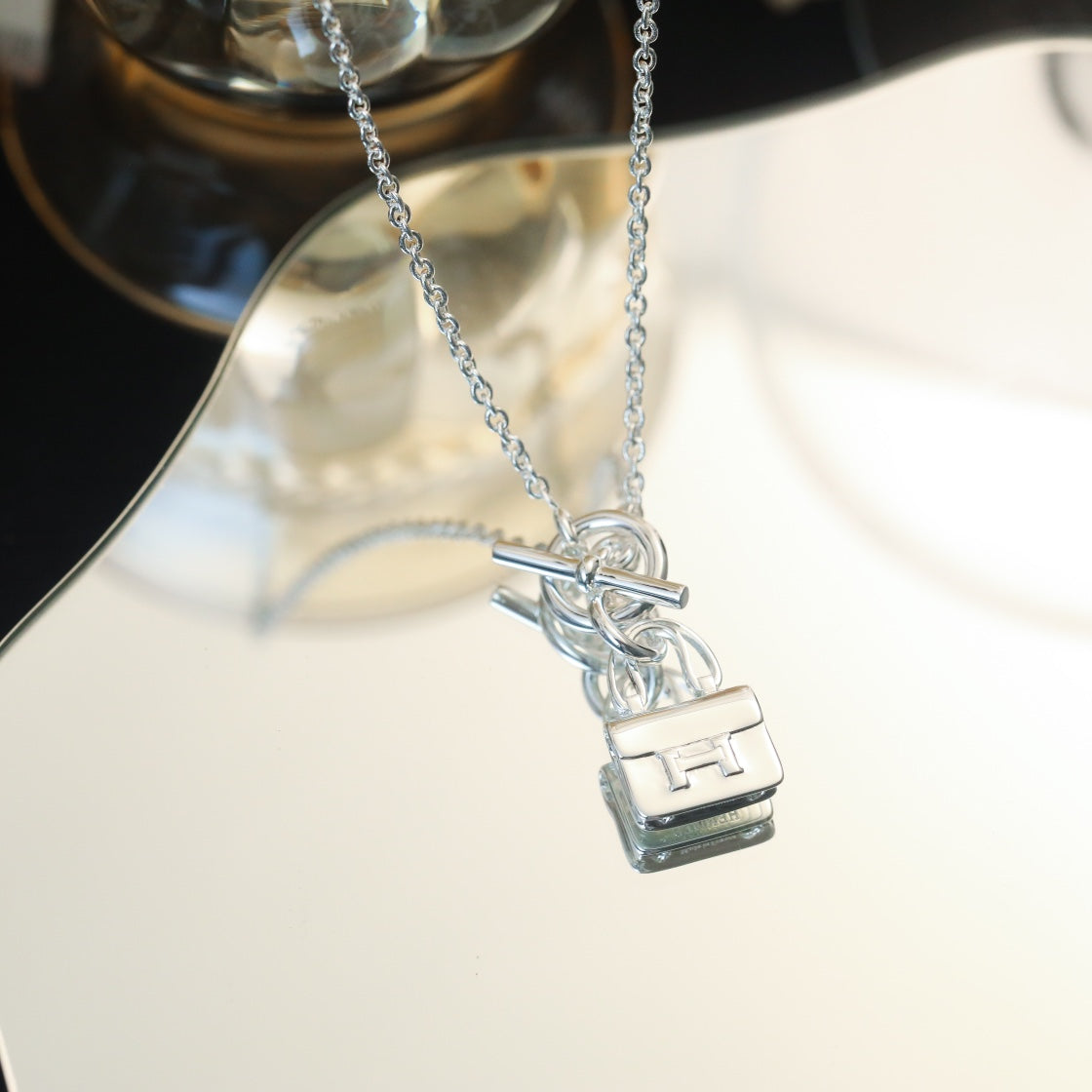 [GALE]POP H PEDANT SILVER NECKLACE