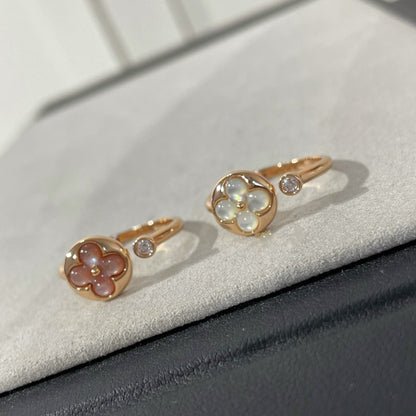 [GALE]SUN 1 DIAMOND PINK MOP RING