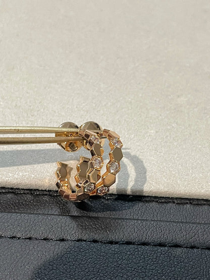 [GALE] Hohler Ring in Form eines vierblättrigen Kleeblatts