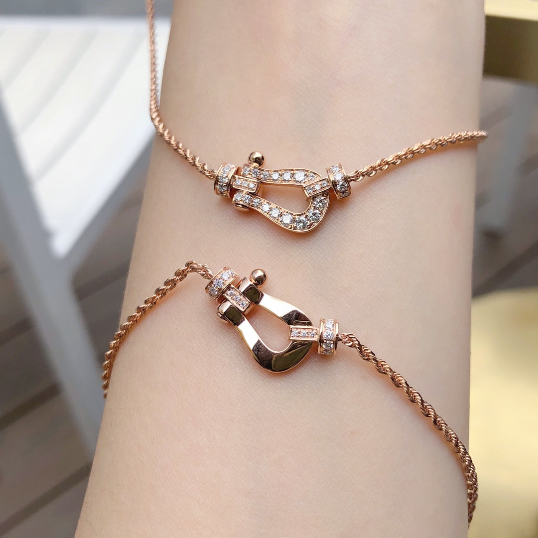 [GALE]FORCE 10 PINK GOLD DIAMOND NECKLACE