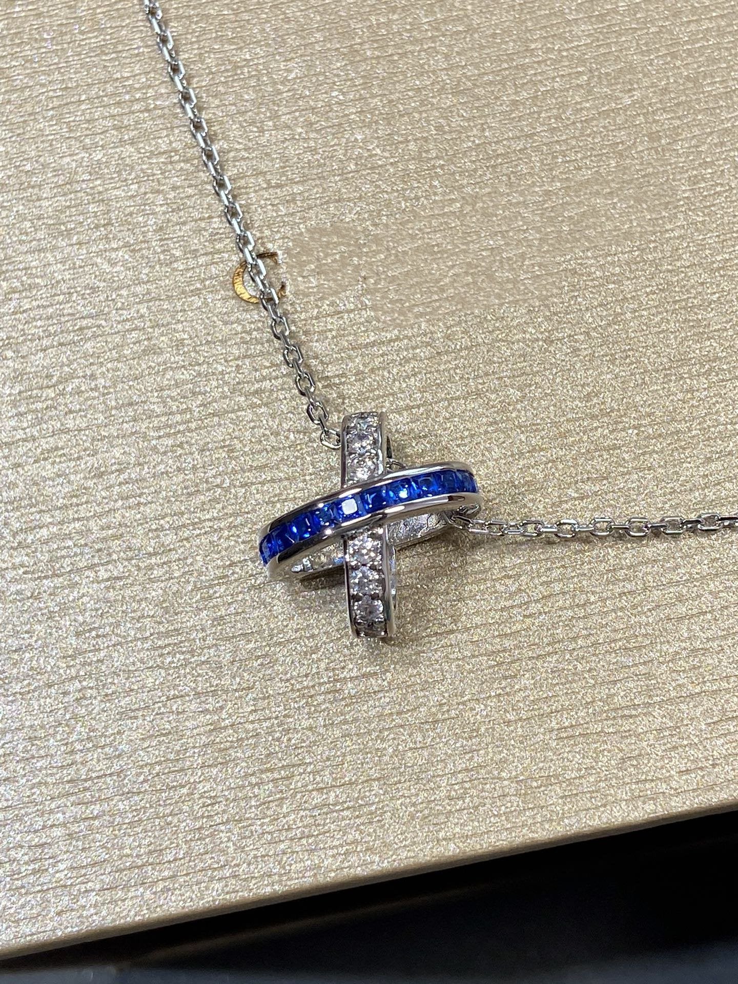 [GALE]LIENS DIAMANT-SILBERKETTE