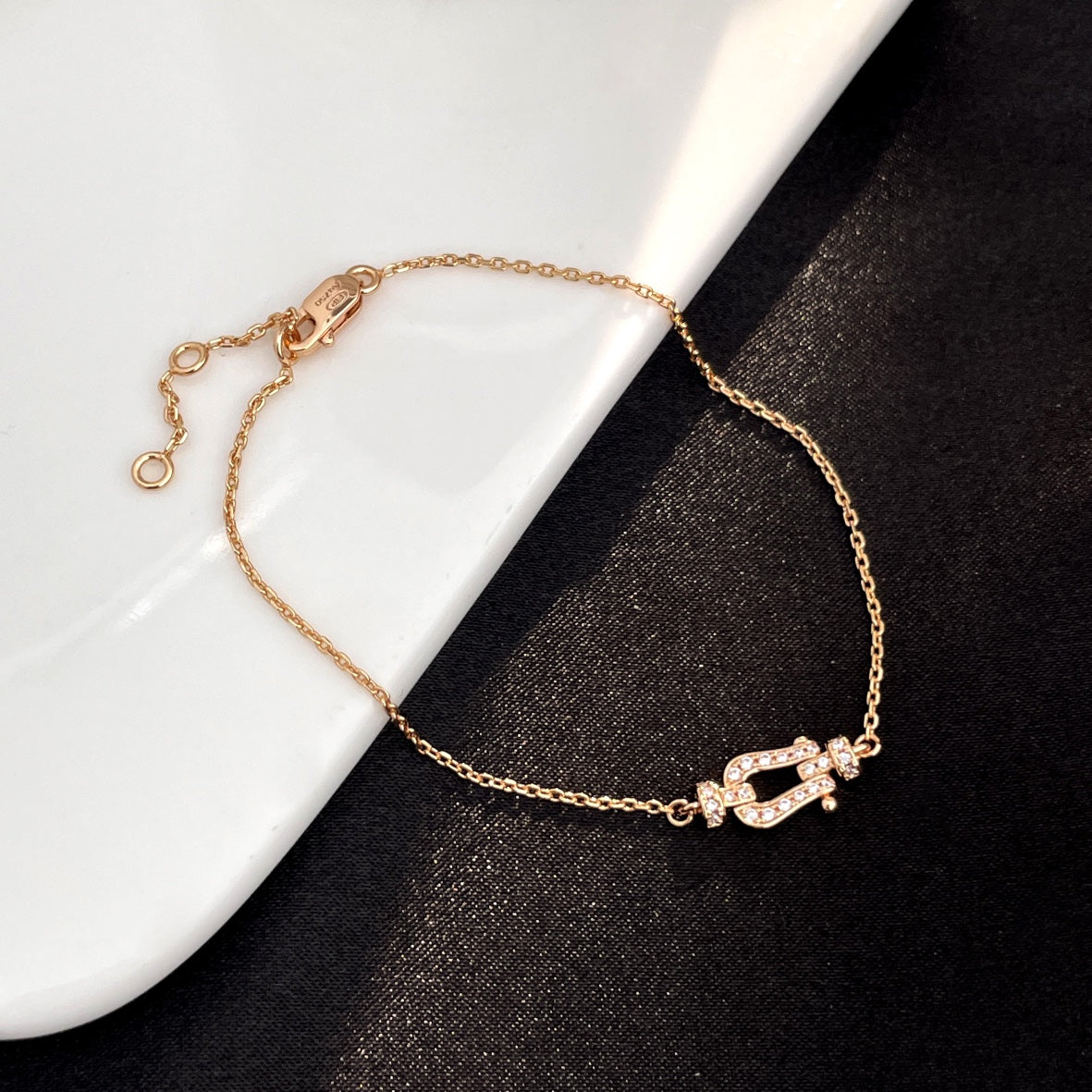 [GALE]FORCE 10 FULL DIAMOND BUCKLE CHAIN LINK MINI MODEL