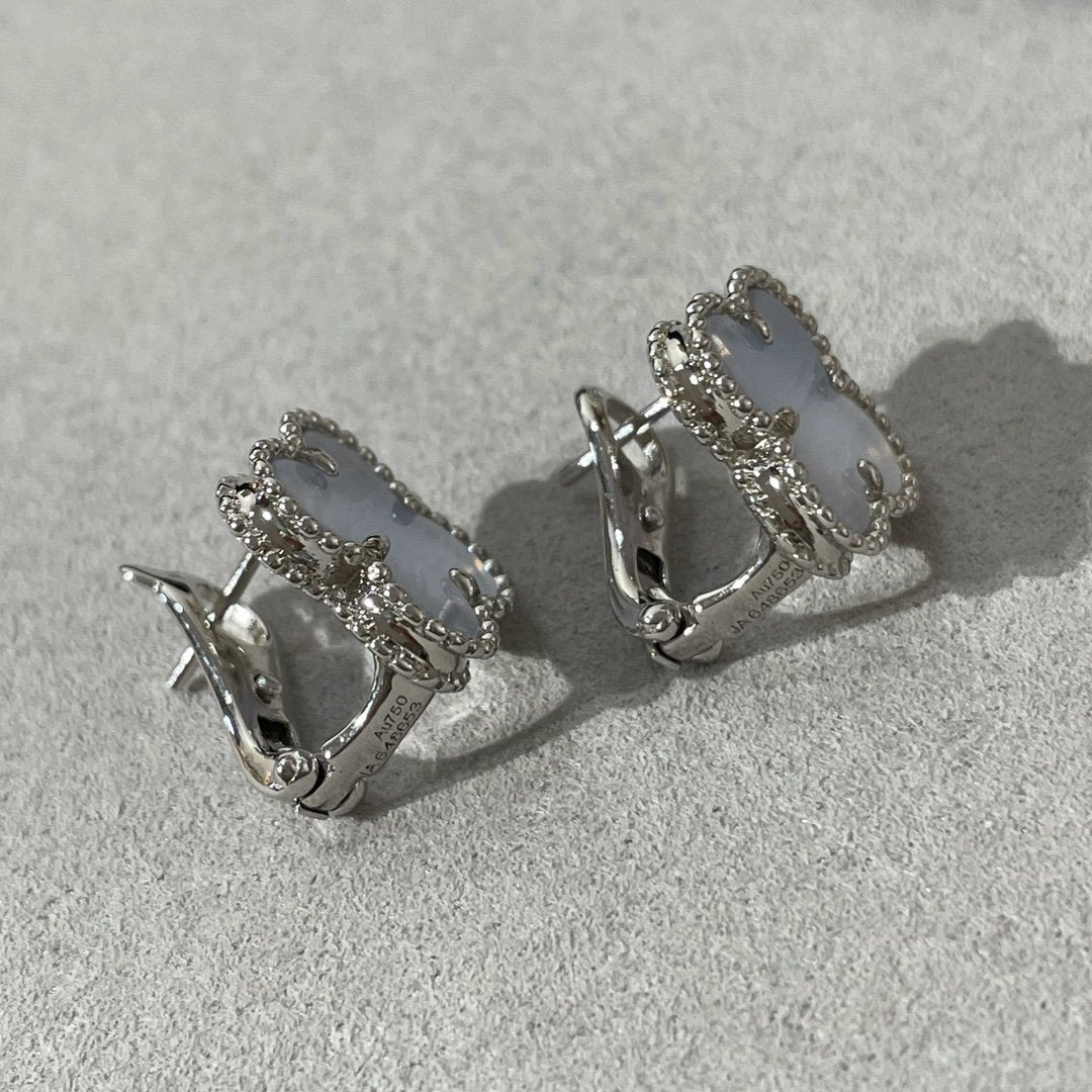 [GALE]CLOVER CHALCEDON SILBER-OHRSTÖSSE