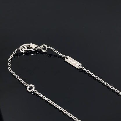 [GALE]CLOVER PIETERSIT SILBER LANGE KETTE