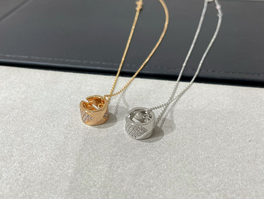 [GALE]LIENS EVIDENCE DIAMANTENBEFESTIGTE HALSKETTE