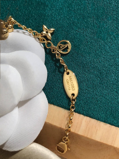 [GALE]BLOOMING PINK GOLD MOP BRACELET