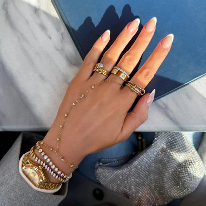 [GALE]Dara Diamond Ring Stack