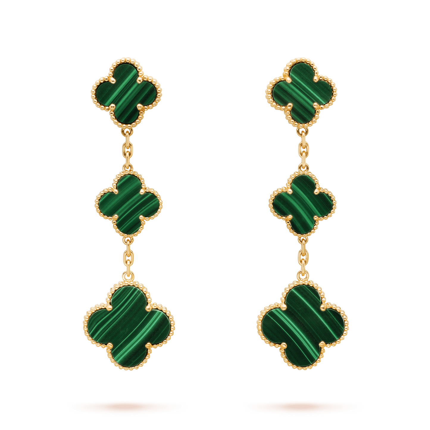 [GALE]CLOVER MALACHIT 3 MOTIVE GOLD 