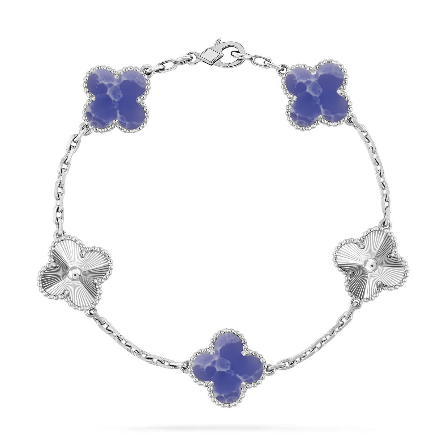 [GALE]CLOVER 5 MOTIF BLUE VEINS BRACELET COLLECTION