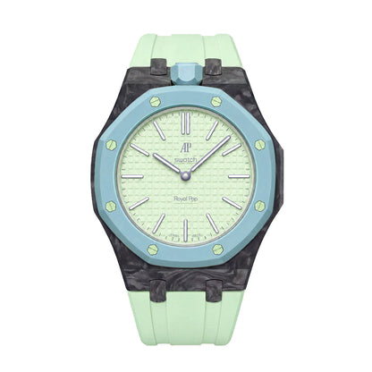 Royal Oak Pop Exclusive Carbon?fiber Case & Silicone Strap