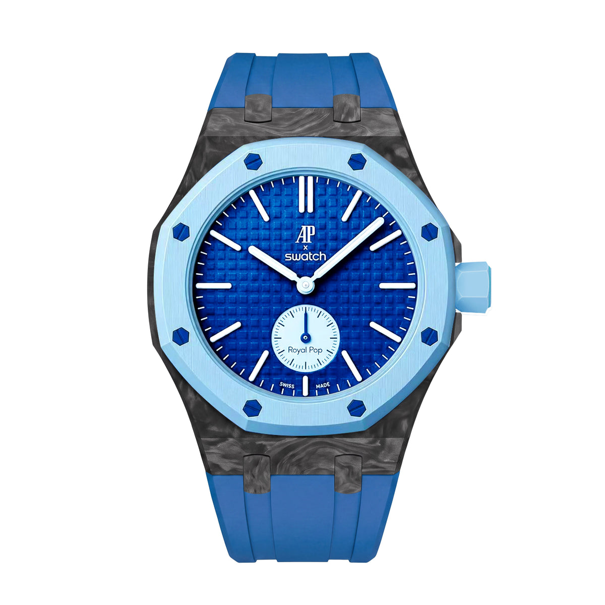 Royal Oak Pop Exclusive Carbon?fiber Case & Silicone Strap
