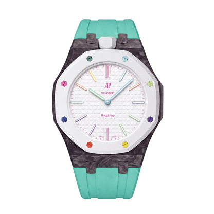 Royal Oak Pop Exclusive Carbon?fiber Case & Silicone Strap