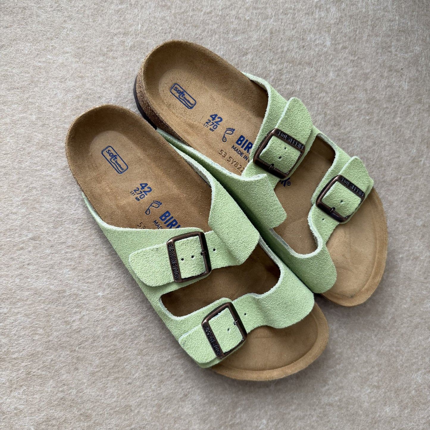 Arizona Soft Footbed  Matcha Green