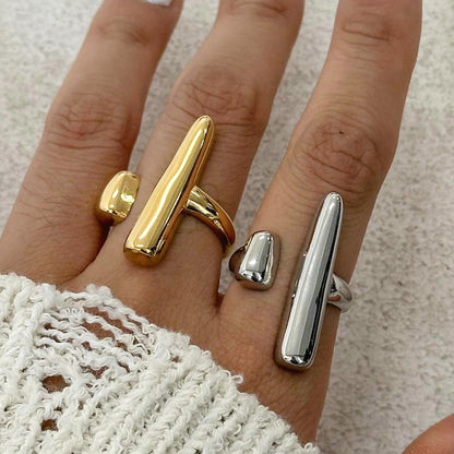 [GALE]Seraphina Contemporary Gold Ring