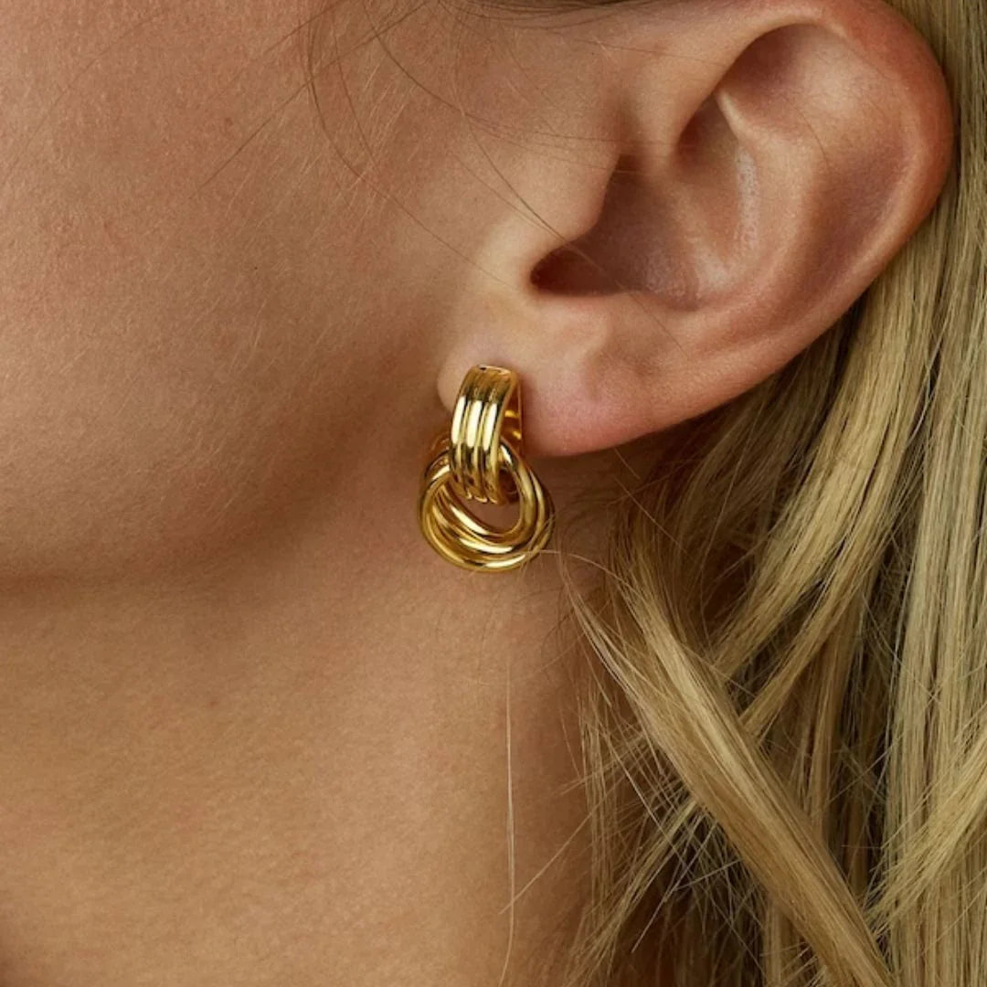 [GALE]Luna Layered Hoop Earrings