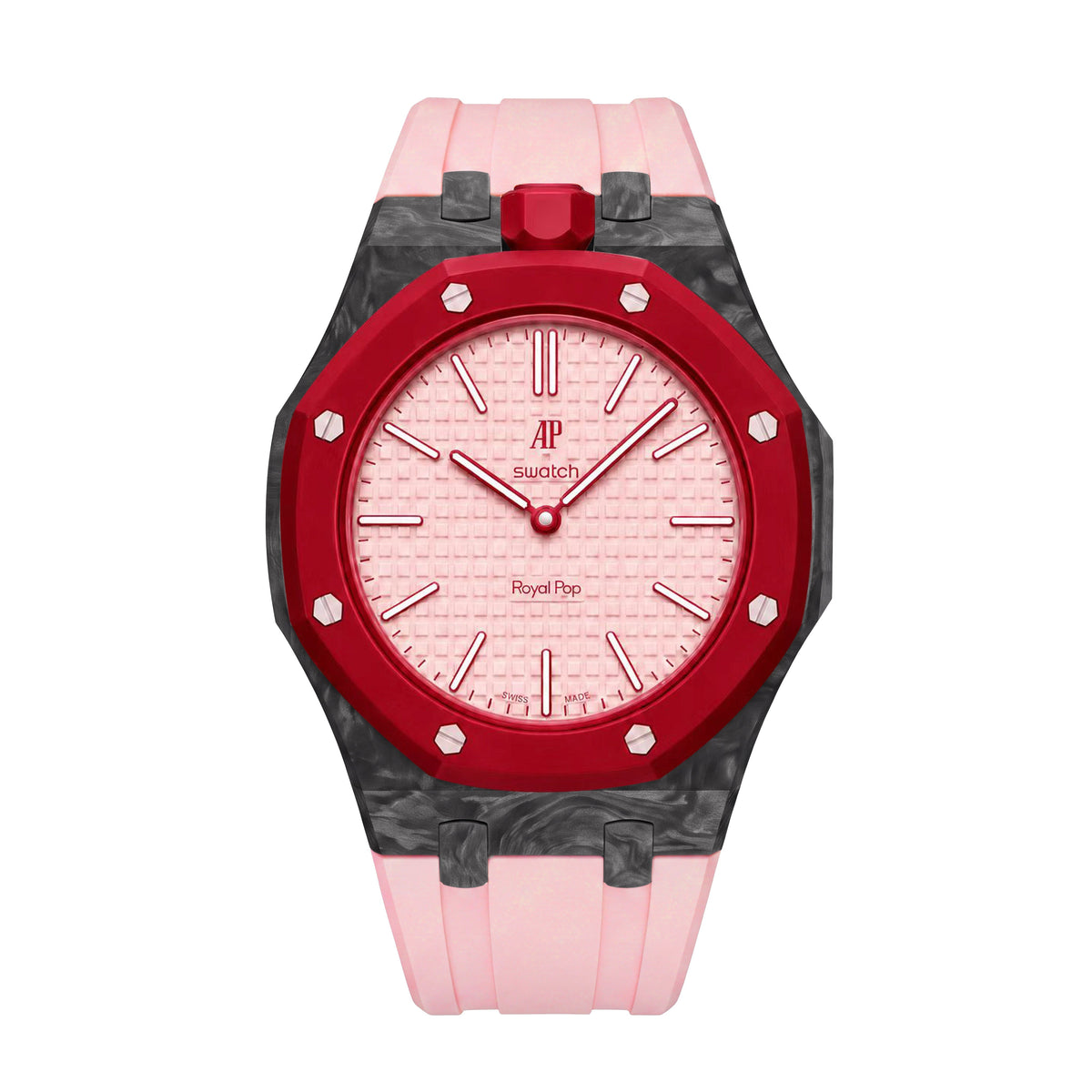 Royal Oak Pop Exclusive Carbon?fiber Case & Silicone Strap