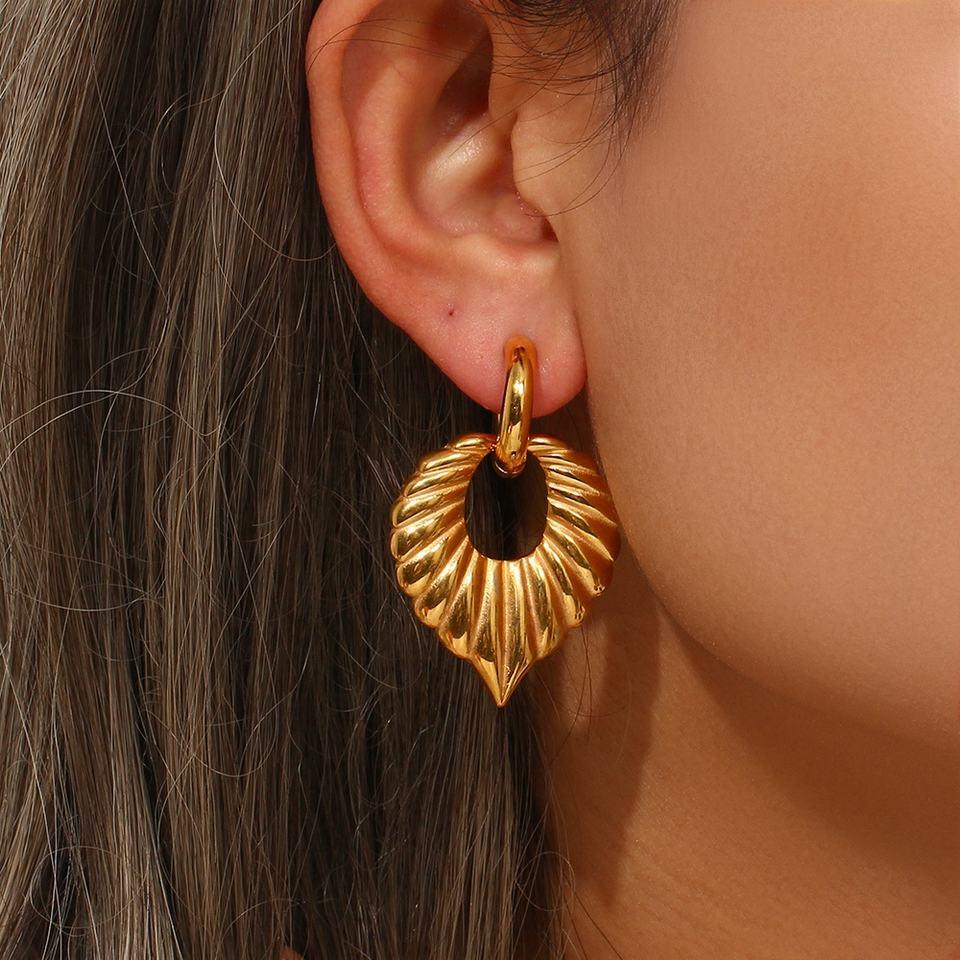 [GALE]Penelope Leaf Earrings