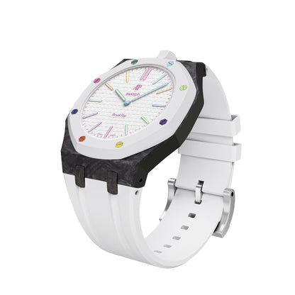 Royal Oak Pop Exclusive Carbon?fiber Case & Silicone Strap