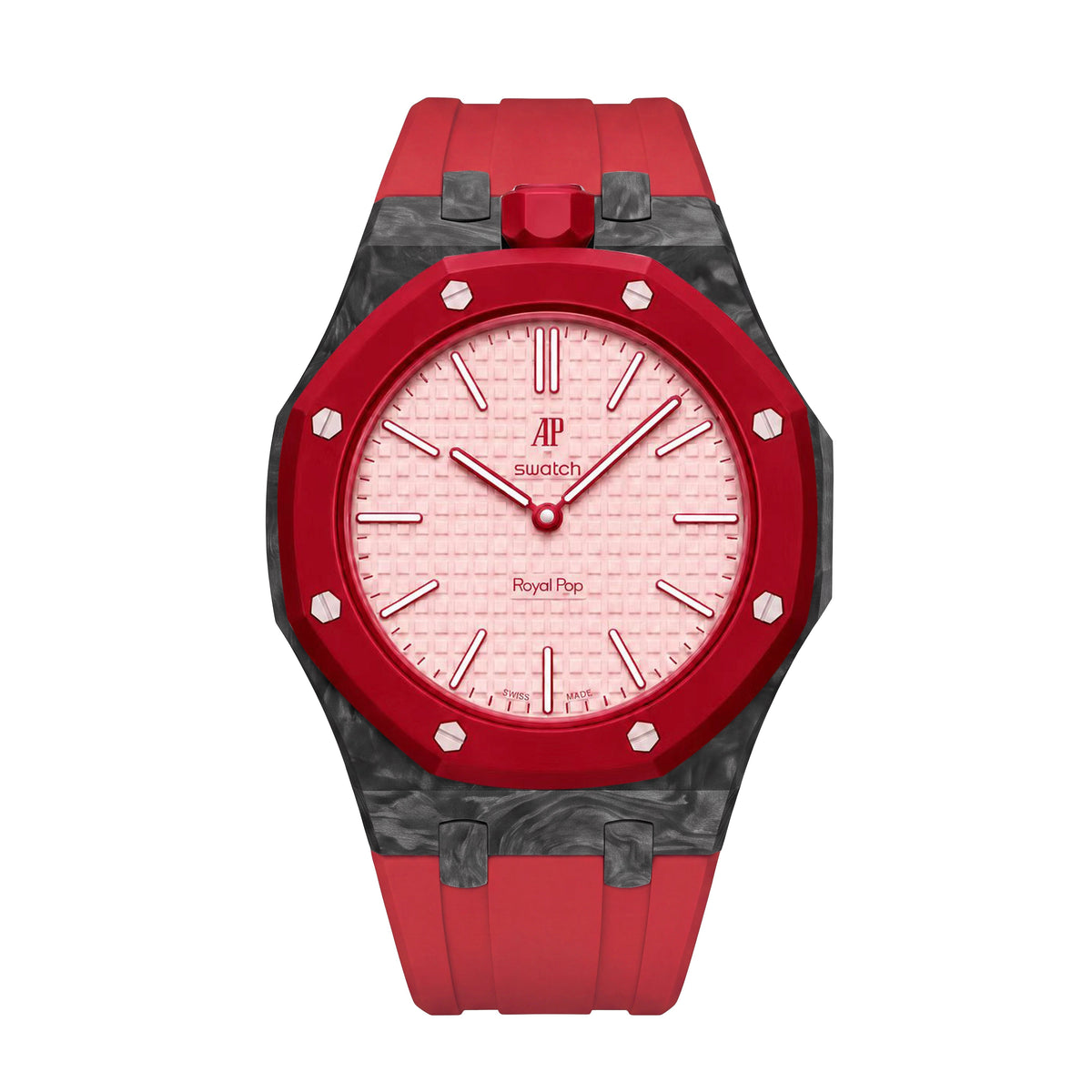 Royal Oak Pop Exclusive Carbon?fiber Case & Silicone Strap