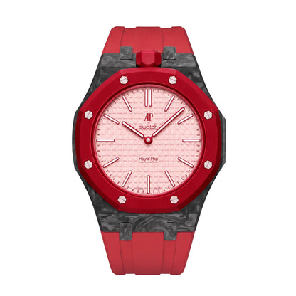 Royal Oak Pop Exclusive Carbon?fiber Case & Silicone Strap