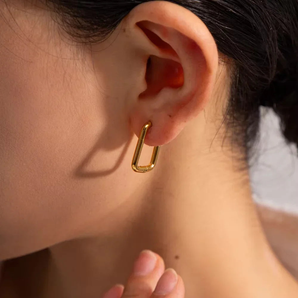 [GALE]Ambrielle Gold U Hoops