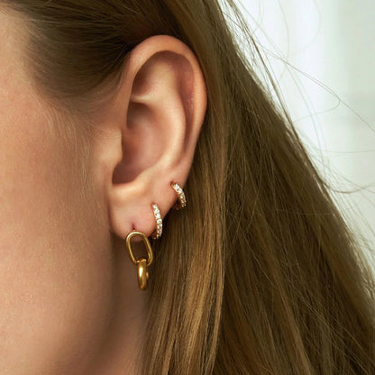 [GALE]Alexandria Huggie Earrings