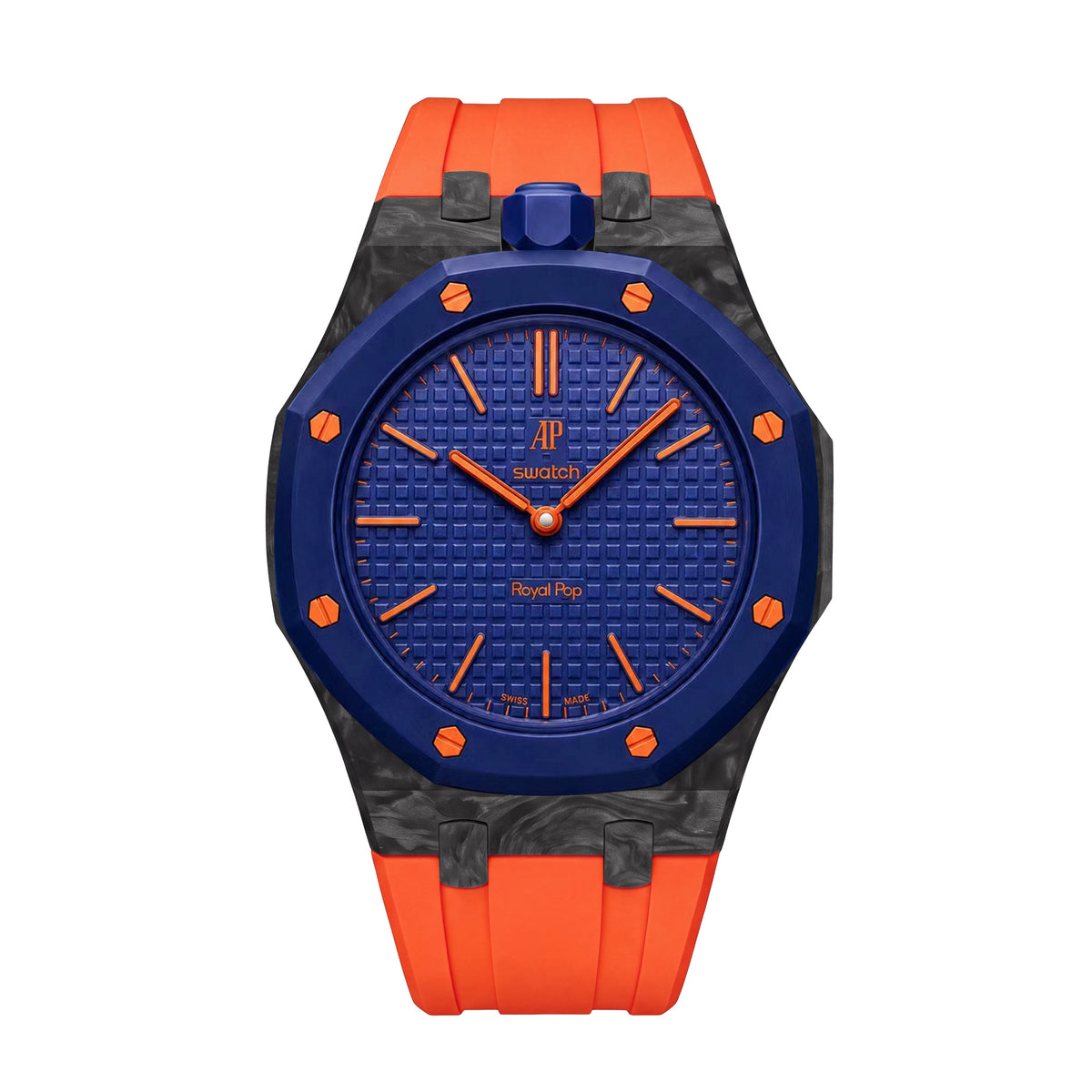 Royal Oak Pop Exclusive Carbon?fiber Case & Silicone Strap